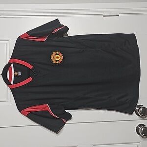 Manchester United Black and Red Jersey